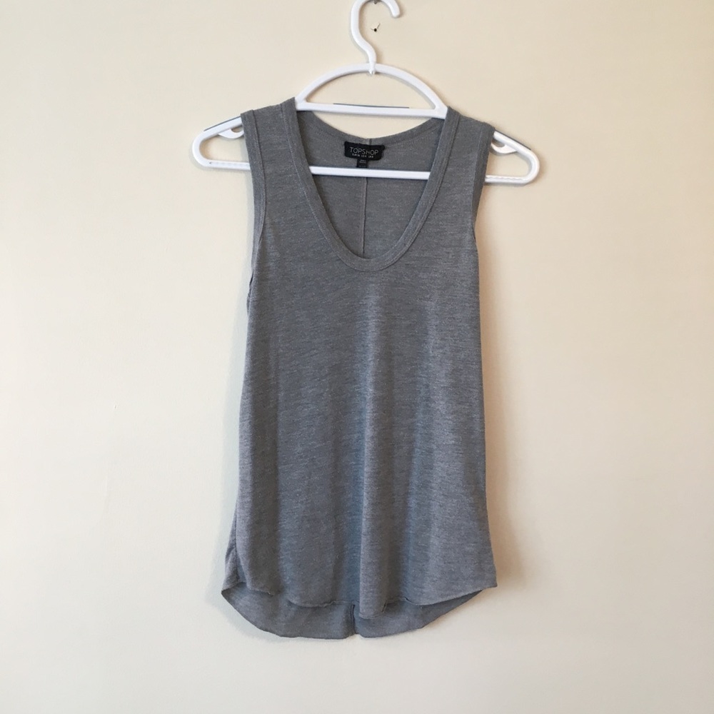 Light gray tank top